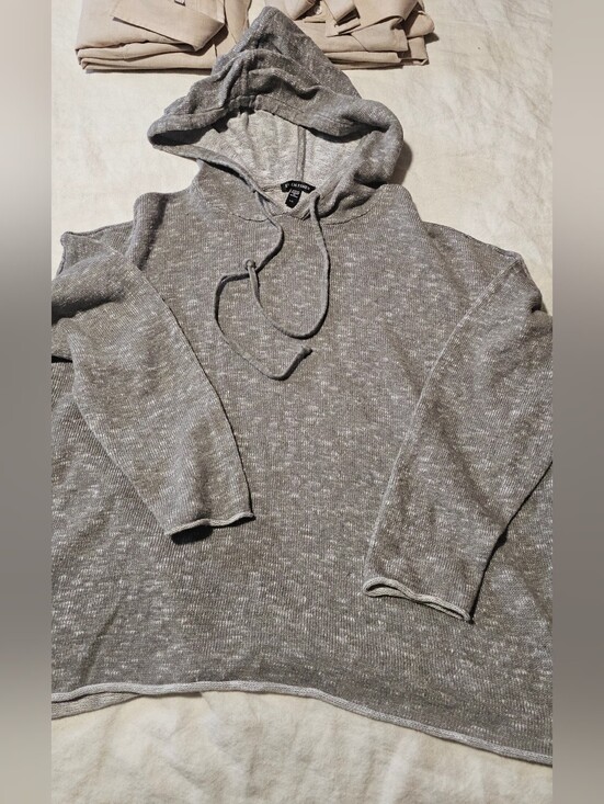 Eileen Fisher Sweaters - Eileen Fisher - Organic Linen Cotton Hoodie